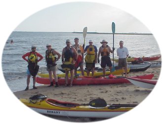 Some of the paddlers